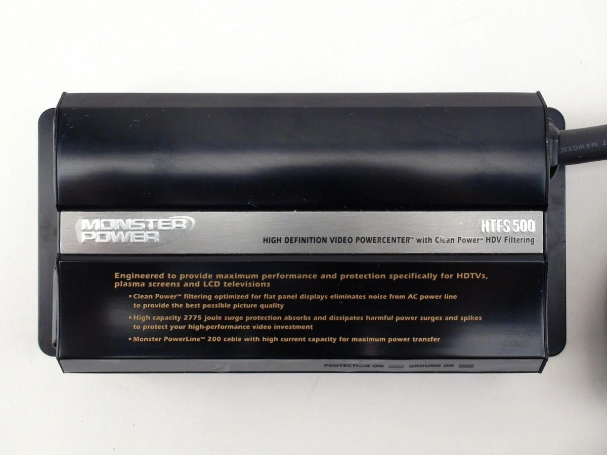 MONSTER POWER HTFS500 video power center / surge protector
