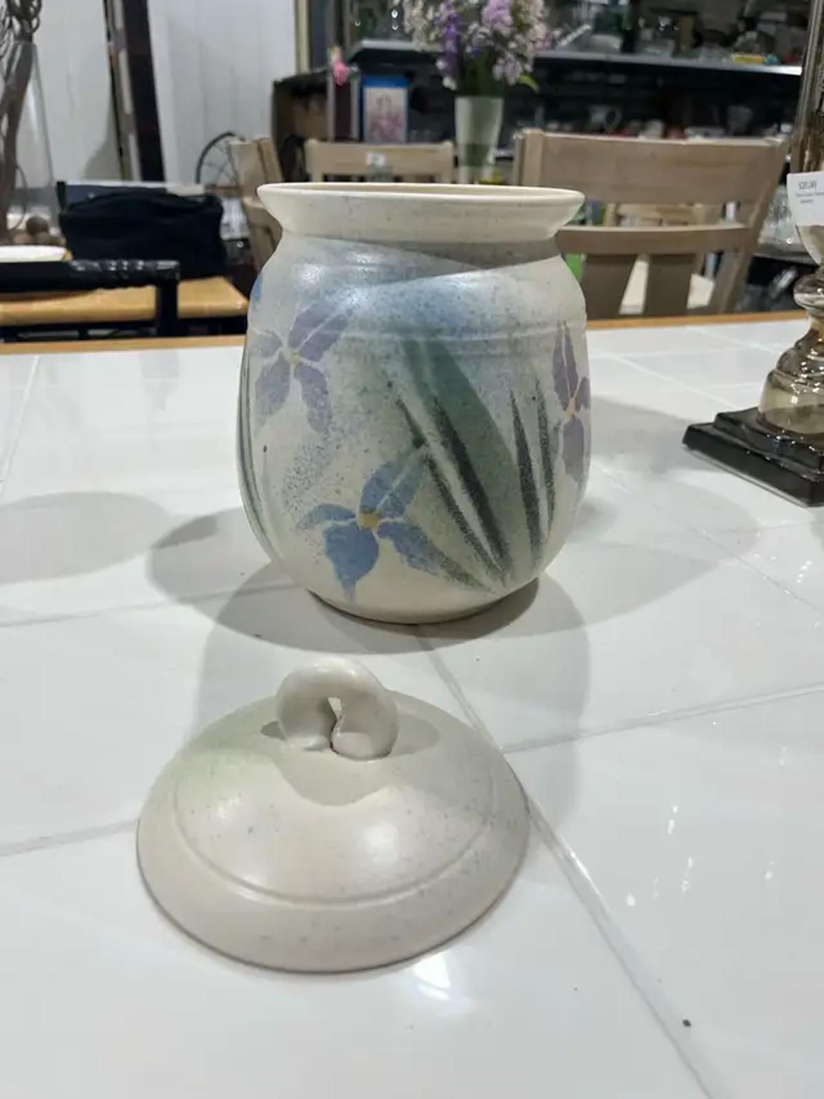 Floral Ceramic Jar