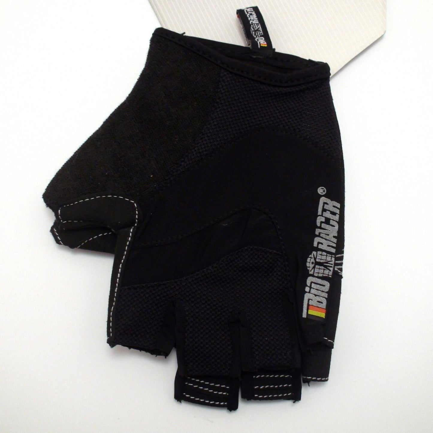 Bio Racer Fingerless Cycling Road Deluxe Glove Black