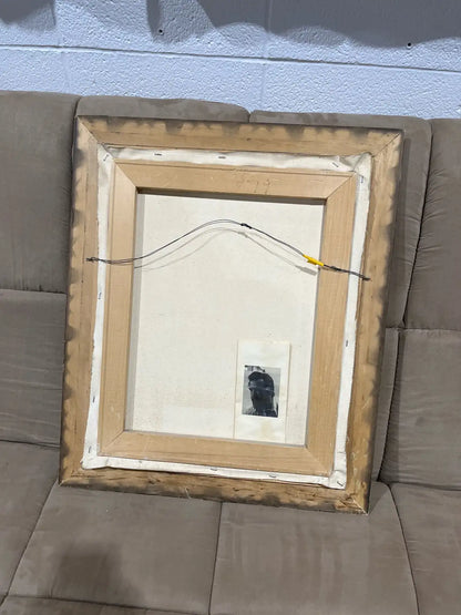 Vintage Imre J.C Koreny painting with wooden frame