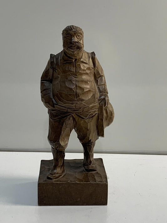 Vintage Ouro Arteania Carved Wood Sancho Panza Figure Made in Spain