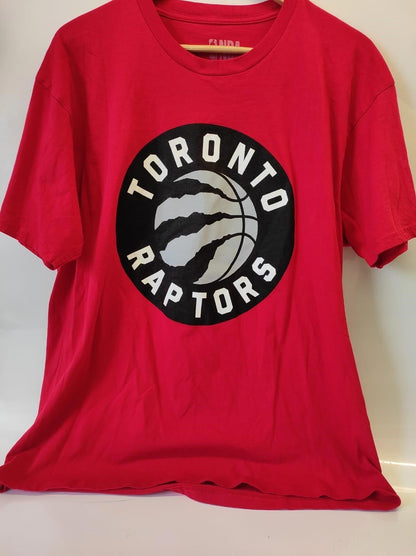Toronto Raptors Primary Logo Fanatics Branded T-Shirt Men's - RED XL