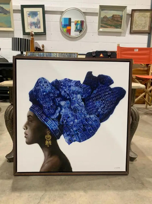 Woman's Portrait Framed Wall Art