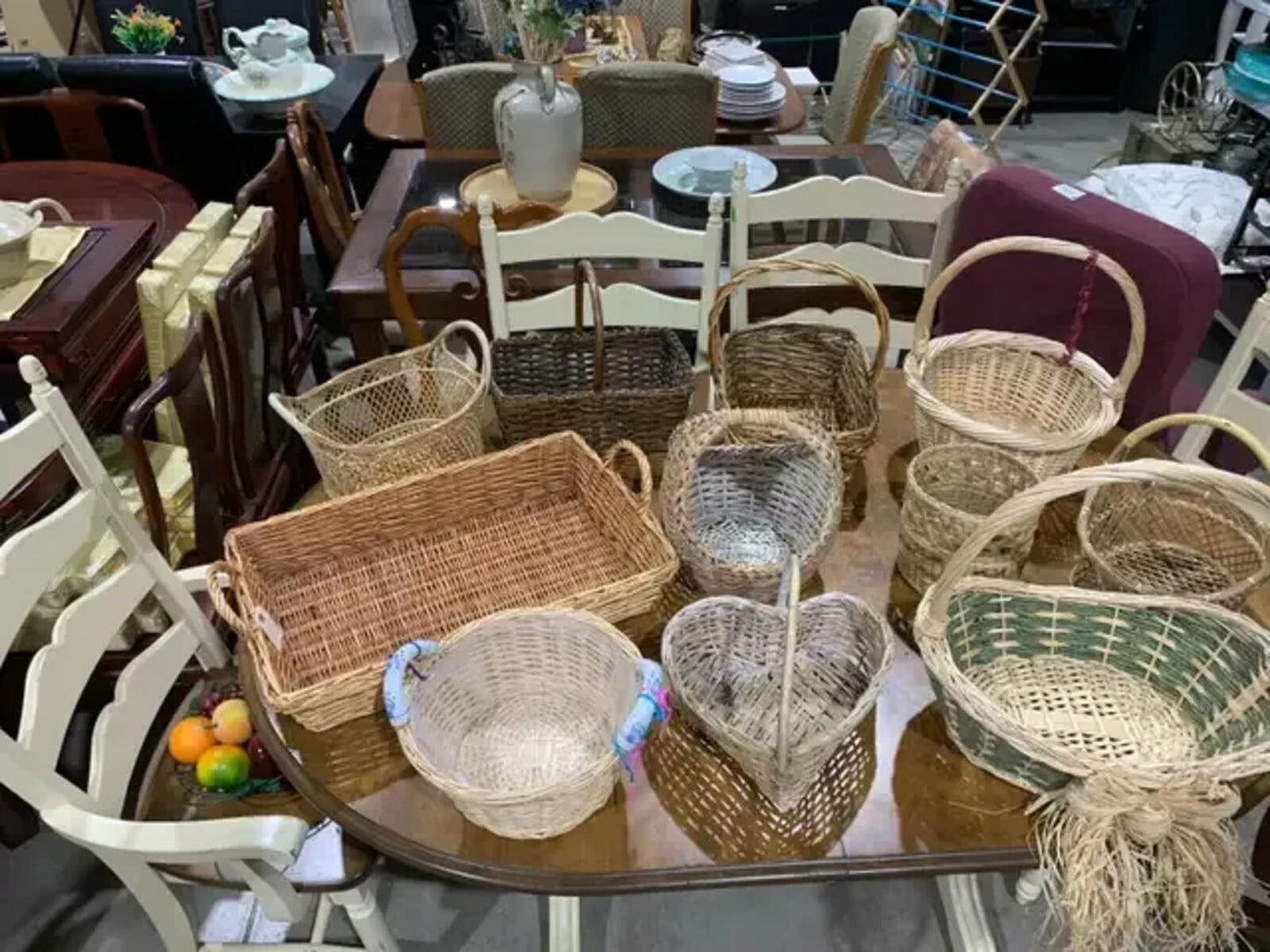 Various Wicker baskets
