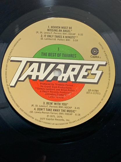 The Best of Tavares LP (1977) ST-11701