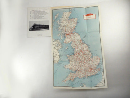 British Railways Today And Tomorrow 1949 Railroad Book With Foldout Map