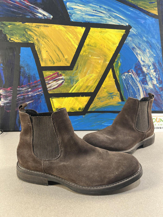 Luca Ferri Men’s Chelsea Boots (Brown, Size 11)