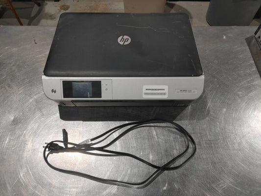 HP ENVY 5530 All-In-One InkJet Printer Silver/Black Power Tested - Fair