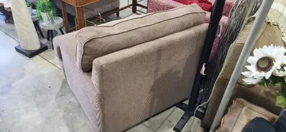 Light Brown Corduroy Armchair