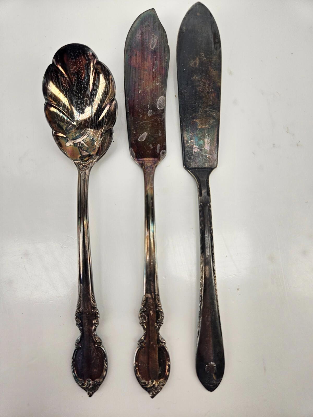 Ustensiles en métal argenté Vintage 1847 Rogers Bros 16,5 cm