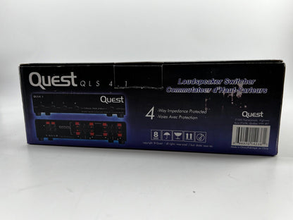 Quest QLS4.1 Speaker 4 Way Switchback 100 Watt - New In Open Box