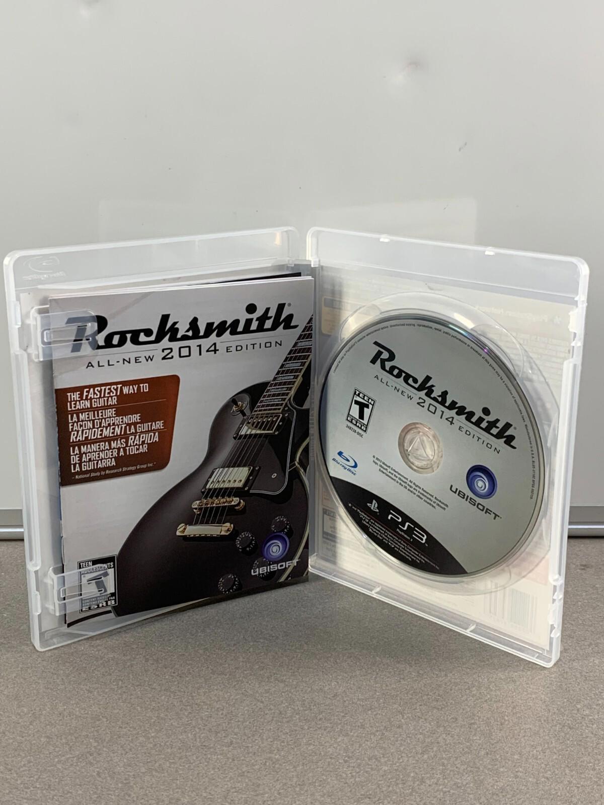 Rocksmith All-New 2014 Edition (Sony PlayStation 3, 2013) PS3 Game Tested