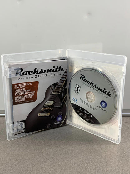 Rocksmith All-New 2014 Edition (Sony PlayStation 3, 2013) PS3 Game Tested