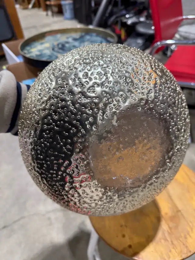 Textured Glass Vase