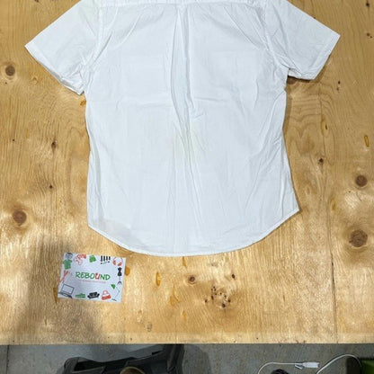 Shades of Grey Men’s Short-Sleeve Shirt (White, Size XL)
