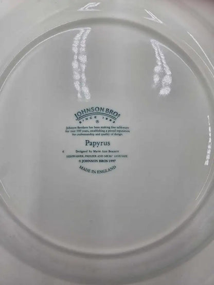 Johnson Bros Papyrus Dish Set 1997 - Made in England