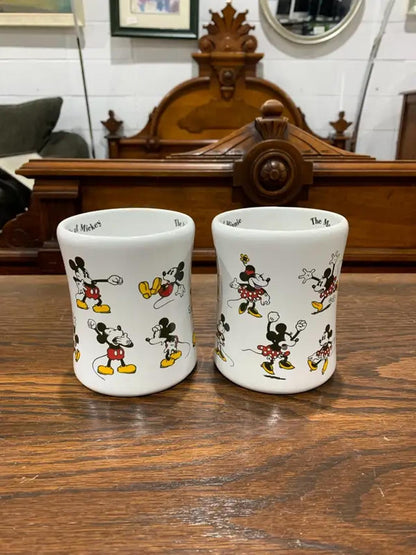 The Many Moods of Mickey and Minnie mugs - 2 sets available