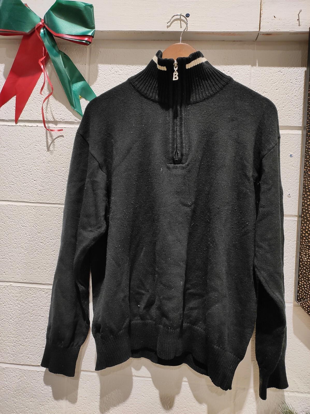 Bogner 1/4 Zip Pullover Sweater Wool Blend Men Size- S