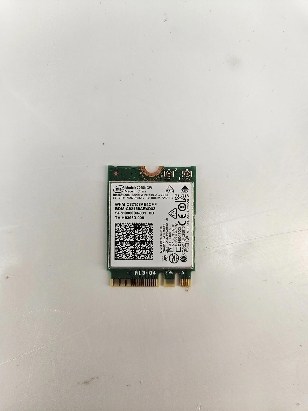 Intel Dual Band Wireless Adapter - AC 7265 7265NGW