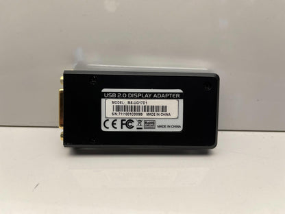 Monoprice USB 2.0 DVI-I Display Adapter MS-UG17D7