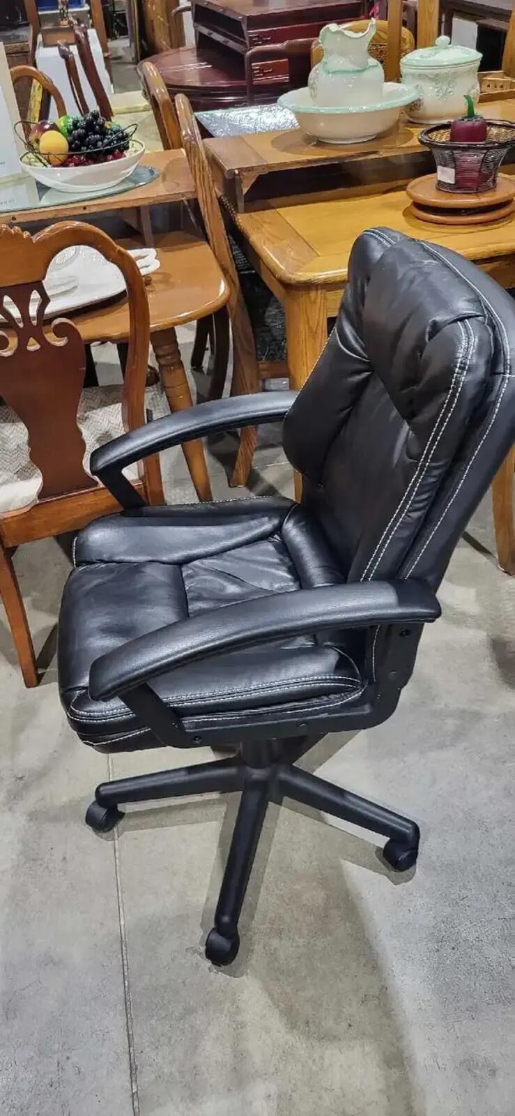 Black Manager's Office Chair - Adjustable