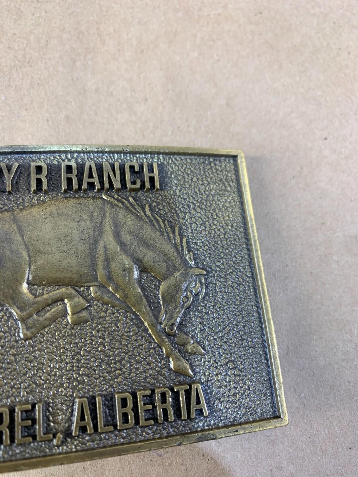 LAZY R RANCH BOTTREL, Alberta Belt Buckle