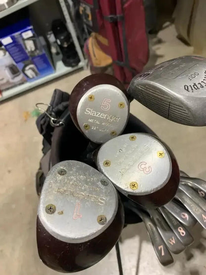 Golden Bear Golf Caddy and Club Set
