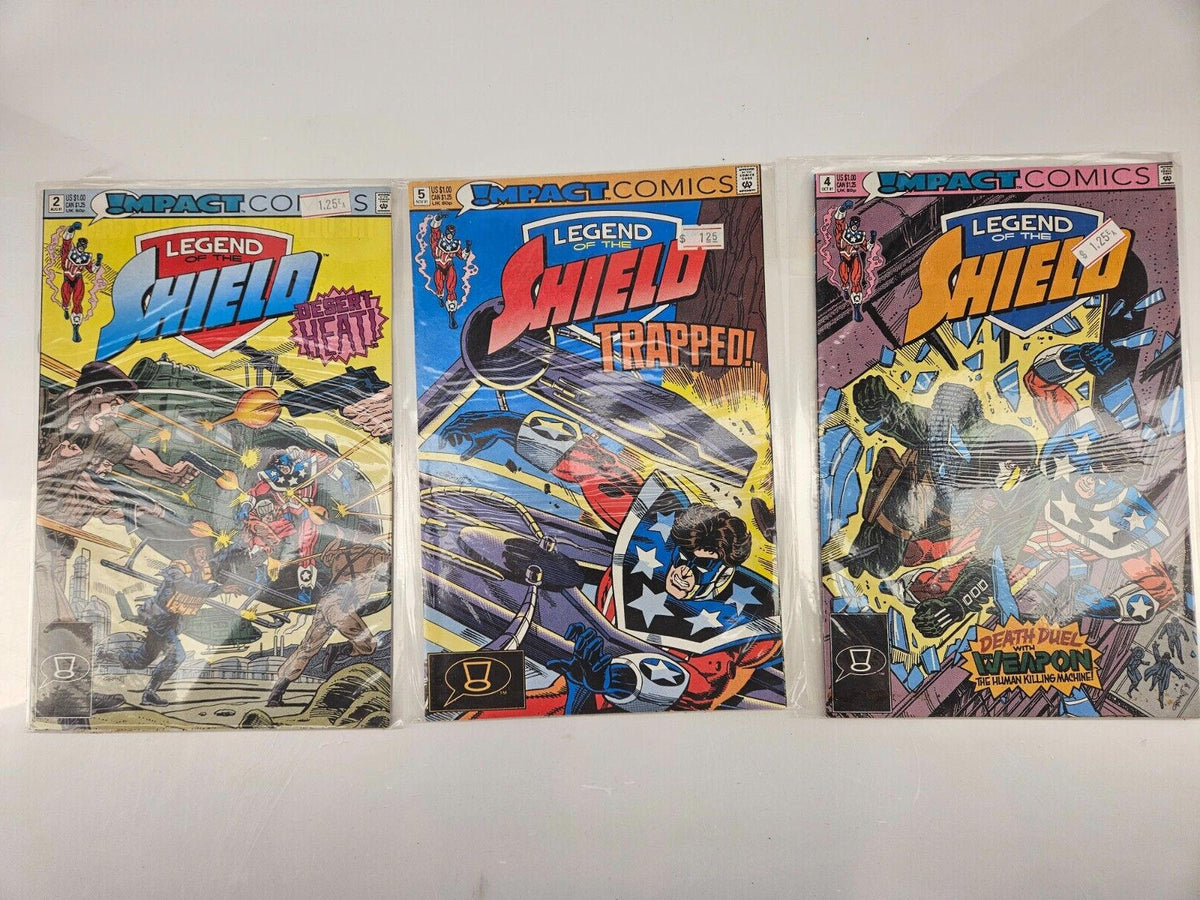 Legend of the Shield et The Original Shield – lot de 21 bandes dessinées