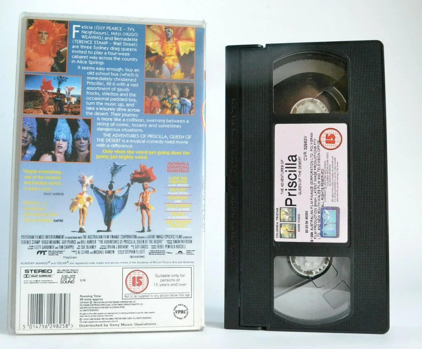 The Adventures of Priscilla, Queen of the Desert VHS