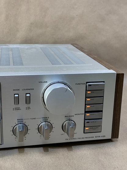 Vintage Sony STR-V25 FM Stereo FM-AM Receiver Amplifier