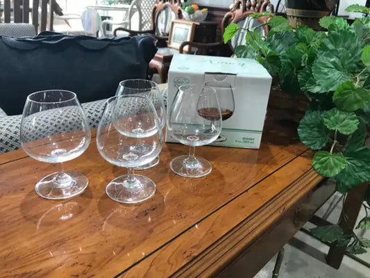 Vintage Bohemia Crystal ‘Nancy’ Brandy Glasses - Set of 4