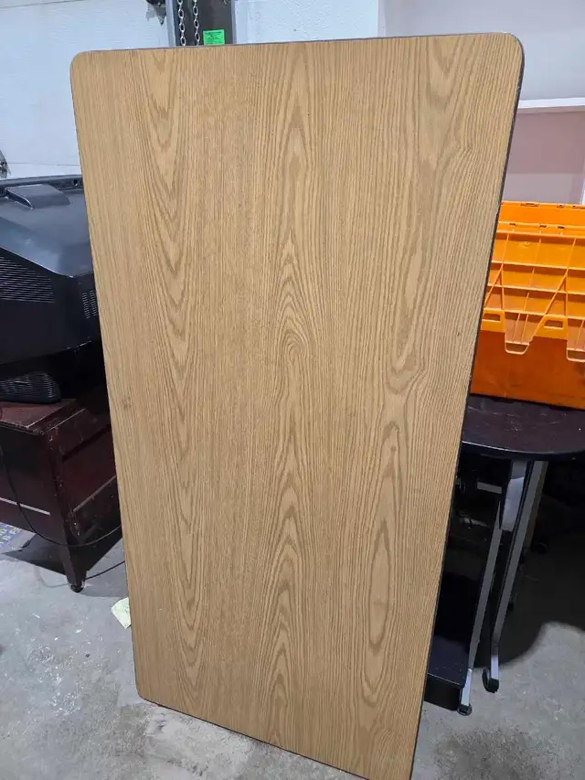 5ft Wooden Folding Table