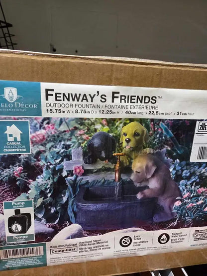 Angelo Decor Fenways Friends Outdoor Fountain