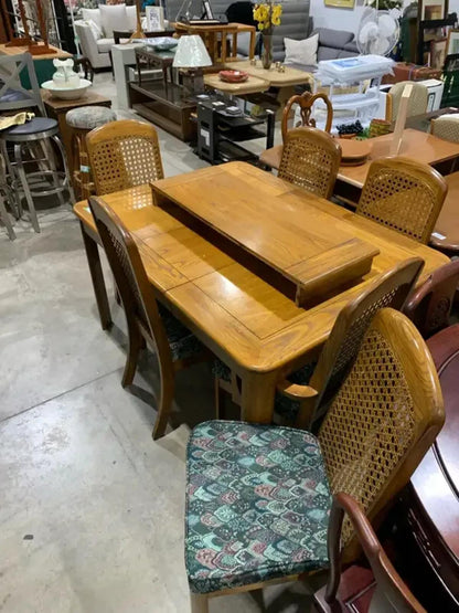 House of Braemore Oak Dining Table and Chairs Set