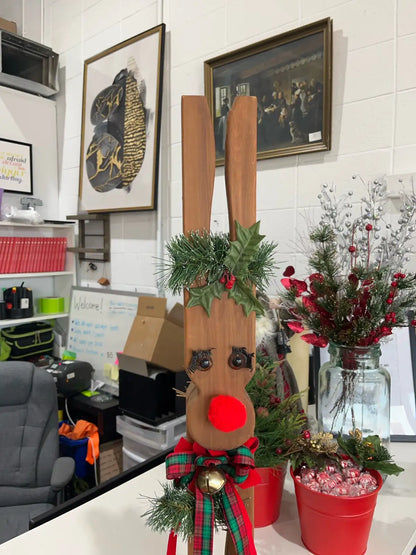 Wooden Reindeer Decoration
