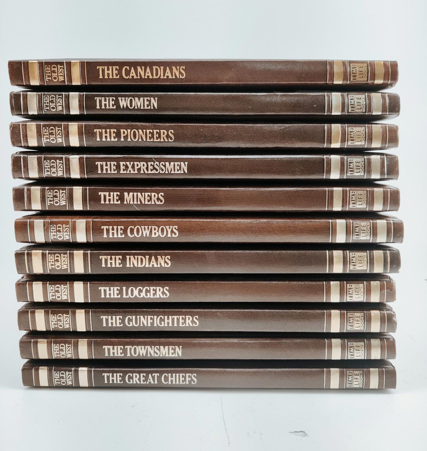 Time Life Books The Old West Set of 11 Books 1980 Embossed Hard Cover