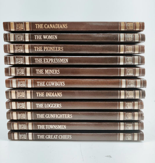 Time Life Books The Old West Set of 11 Books 1980 Embossed Hard Cover