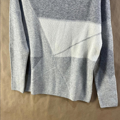 Vince Women’s Gray Geometric Sweater (Size S)