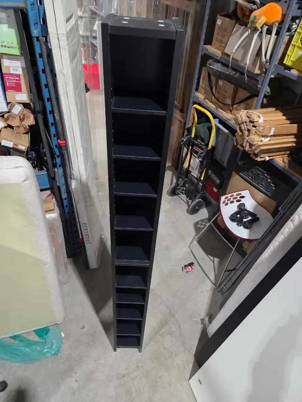 Ikea Tall Black CD Tower