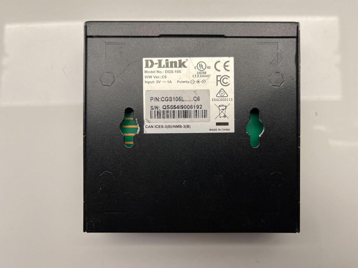 Switch Ethernet Gigabit D-Link 5 ports DGS-105