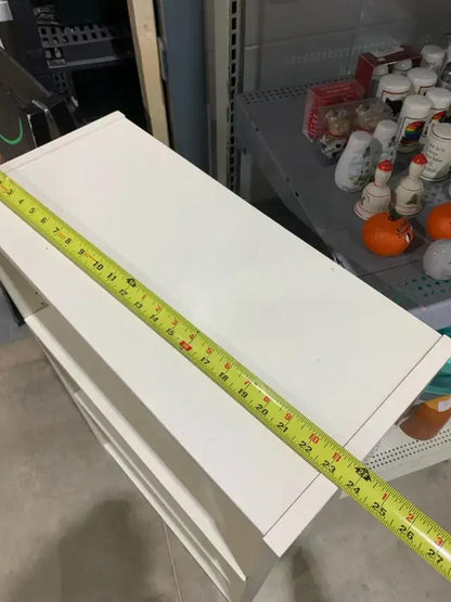 White 3 Shelf Bookcase