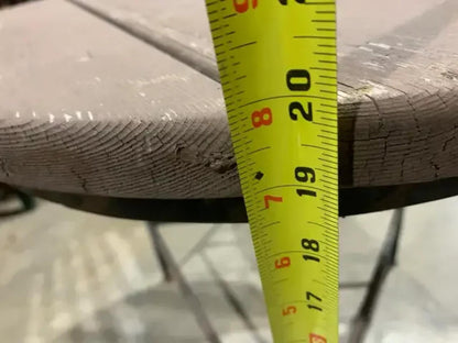 Industrial Rebar Round Side Table 20’