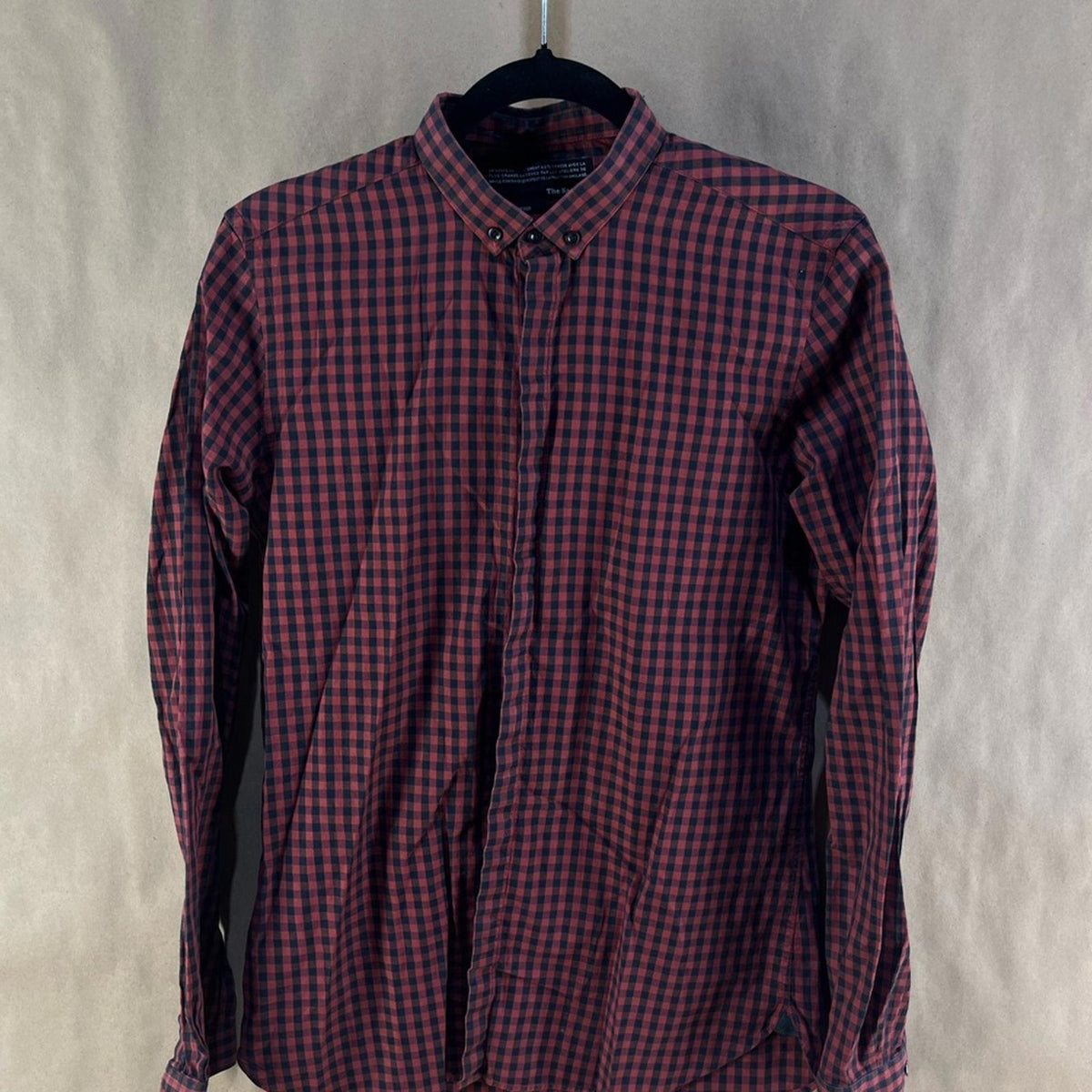 Chemise à carreaux rouge et noire The Kooples (Taille M)