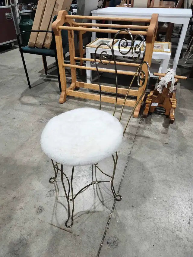 Gold Vanity Chair