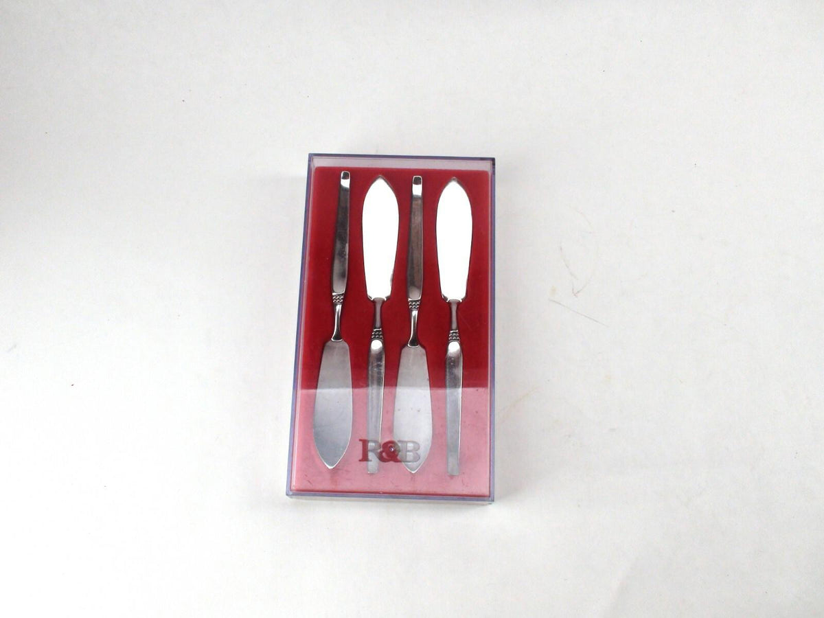 Robbe & Berking R&B Silber-Box Silver Plated Cutlery, Butter Knives, 90 Gram