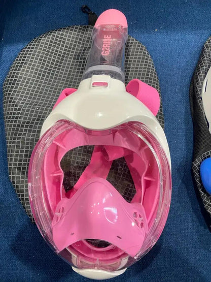 Set of 2 — Pink & Blue Snorkel Masks