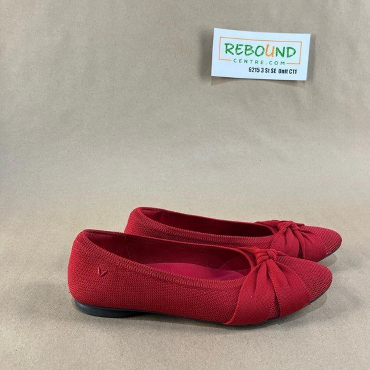 Vivaia Ballerines à bout pointu Aria 5° pour femme Rouge rubis