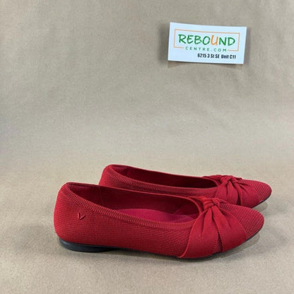 Vivaia Women’s Aria 5° Pointed-Toe Ballet Flats Ruby Red