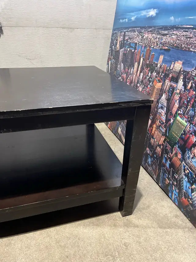 Vintage solid wood coffee table