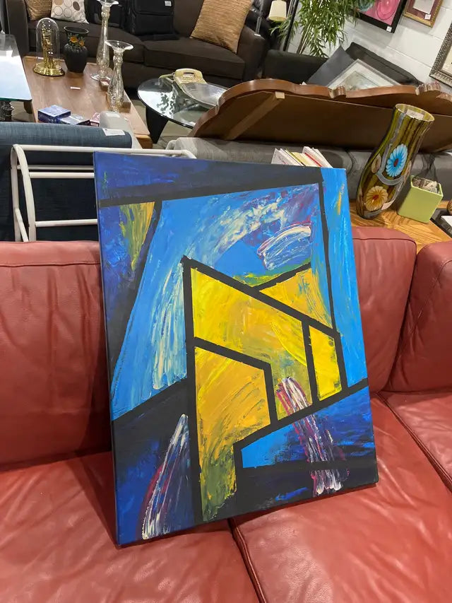 Alex Fis 2005 abstract painting Painting – Rebound Centre